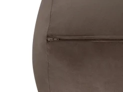 Discount Beliani Pouf DAREYN Velluto Marrone Beige Marrone