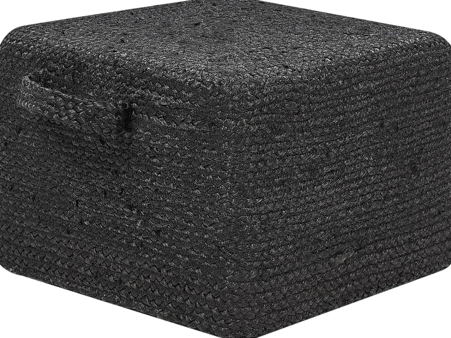 Beliani Pouf DHADAR Iuta Nero