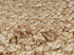 Hot Beliani Pouf DINNI Iuta Beige