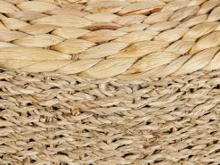 Best Beliani Pouf HAIPHONG Alghe marine Beige Beige Naturale