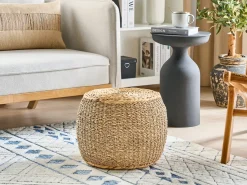 Best Beliani Pouf HAIPHONG Alghe marine Beige Beige Naturale