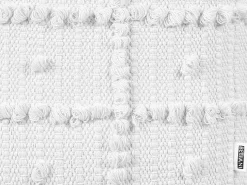Discount Beliani Pouf HARNAI Cotone Bianco