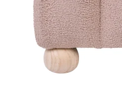 Beliani IDYLLWILD Bouclé Beige Beige Marrone