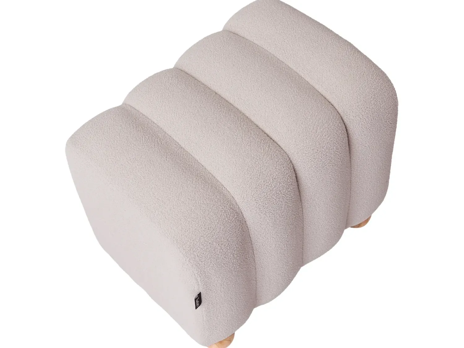 Beliani IDYLLWILD Bouclé Bianco sporco Bianco Marrone