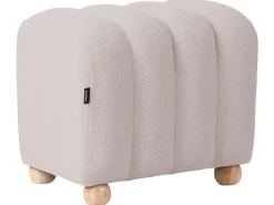 Beliani IDYLLWILD Bouclé Bianco sporco Bianco Marrone