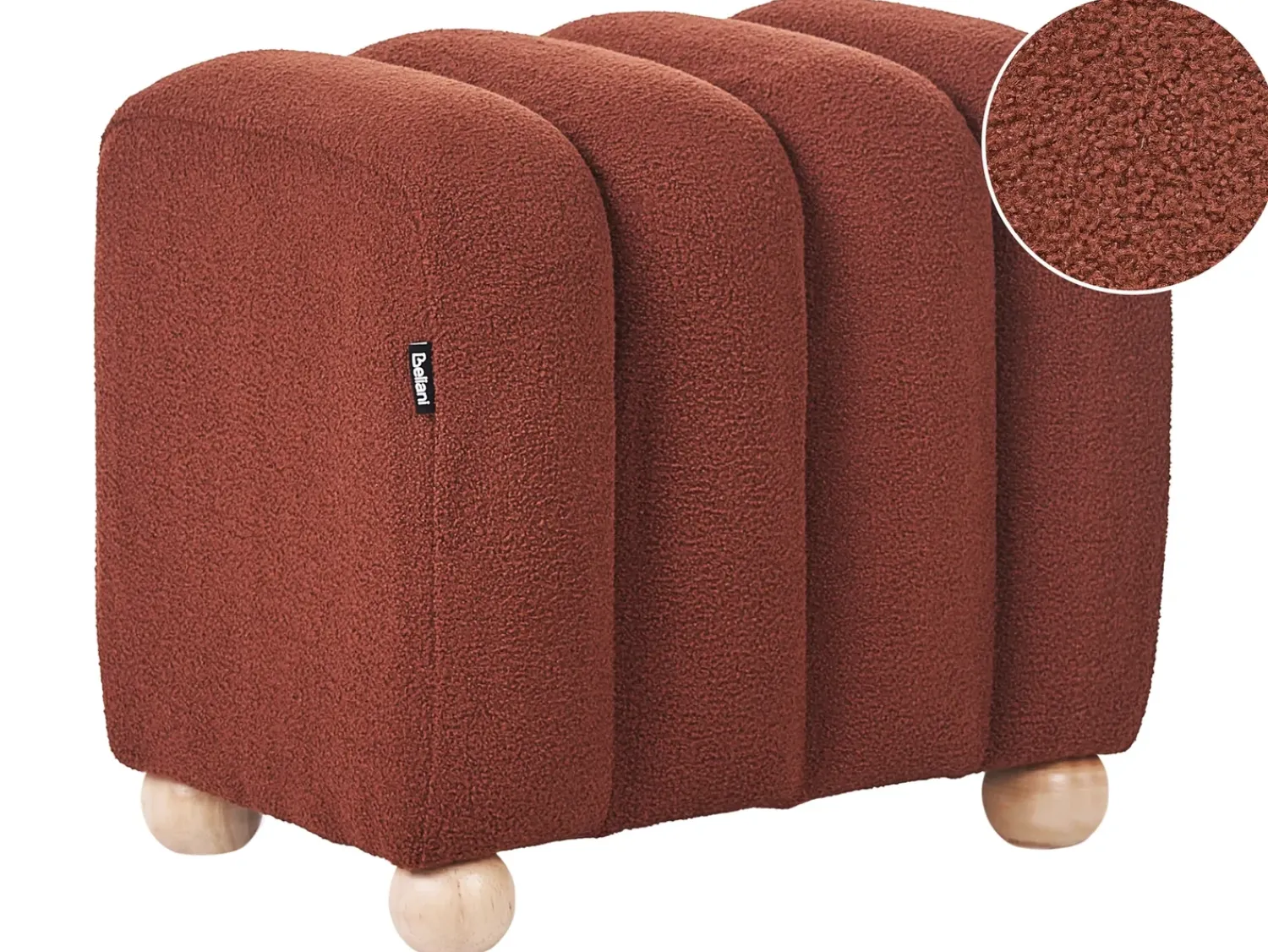 Clearance Beliani IDYLLWILD Bouclé dorato Marrone