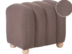 Beliani IDYLLWILD Bouclé Marrone