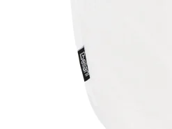Best Beliani Pouf IRVING Velluto Bianco Bianco Oro