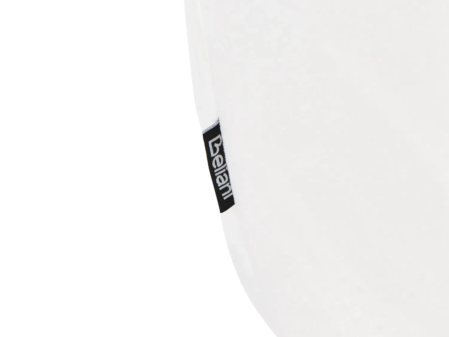 Best Beliani Pouf IRVING Velluto Bianco Bianco Oro