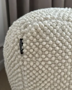 Hot Beliani Pouf JOARA Cotone Beige