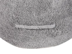 Beliani Pouf KANDHKOT Cotone Grigio