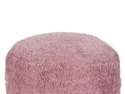 Outlet Beliani Pouf KANDHKOT Cotone Rosa