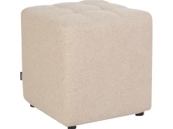 Sale Beliani Pouf KANSAS Bouclé Beige