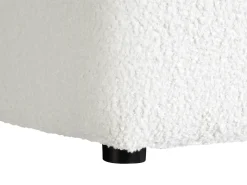 Sale Beliani Pouf KANSAS Bouclé Bianco