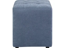 Best Beliani Pouf KANSAS Tessuto Blu