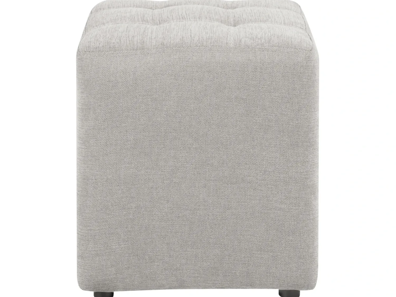 New Beliani Pouf KANSAS Tessuto chiaro Grigio