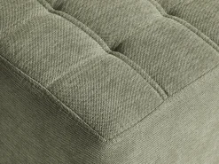 Outlet Beliani Pouf KANSAS Tessuto Verde
