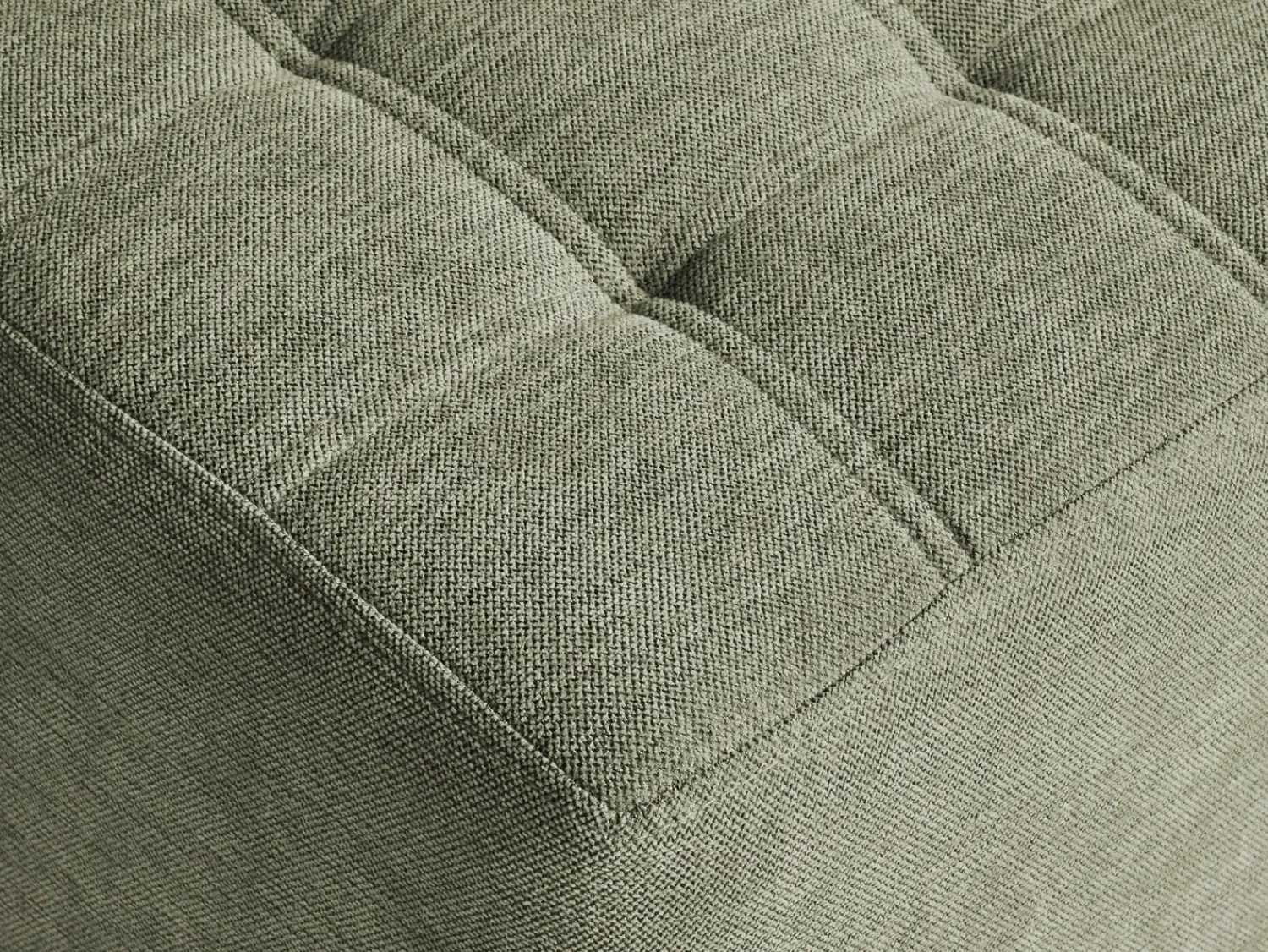 Outlet Beliani Pouf KANSAS Tessuto Verde