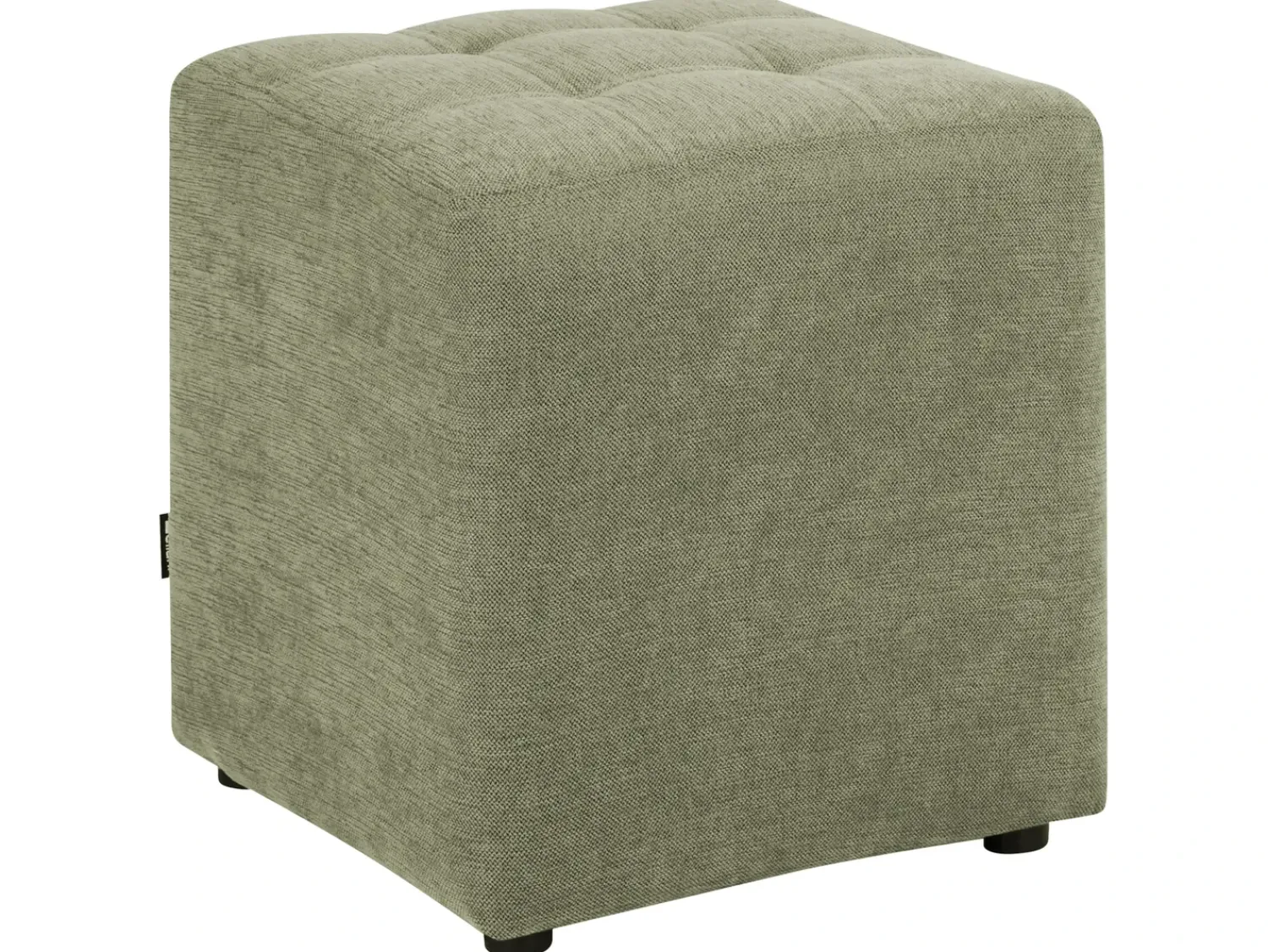 Outlet Beliani Pouf KANSAS Tessuto Verde