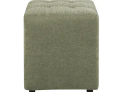 Outlet Beliani Pouf KANSAS Tessuto Verde