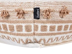 Discount Beliani Pouf KARAW Cotone Beige