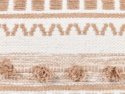 Discount Beliani Pouf KARAW Cotone Beige