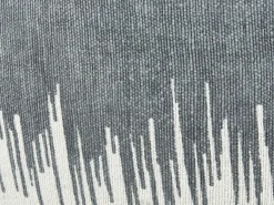 Online Beliani Pouf KAWAI Cotone Grigio Bianco Grigio