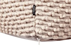 Online Beliani Pouf KINGRI Cotone Tortora Beige