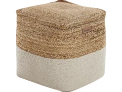 Sale Beliani Pouf KIRAMA Iuta Beige Beige Naturale