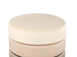 Sale Beliani Pouf LOUIN Velluto Beige