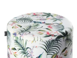 Online Beliani Pouf LOVETT Velluto Multicolore