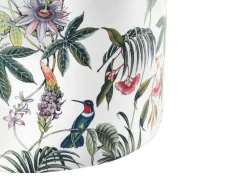 Online Beliani Pouf LOVETT Velluto Multicolore