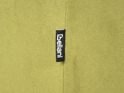 Beliani Pouf LOVETT Velluto oliva Verde