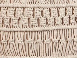Online Beliani Pouf Macramè THAKOT Cotone Beige