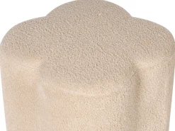 Outlet Beliani Pouf MANCOS Bouclé Beige