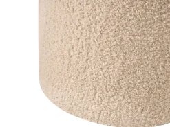 Outlet Beliani Pouf MANCOS Bouclé Beige
