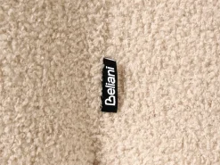 Outlet Beliani Pouf MANCOS Bouclé Beige