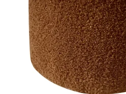 Outlet Beliani Pouf MANCOS Bouclé dorato Marrone