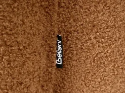 Outlet Beliani Pouf MANCOS Bouclé dorato Marrone