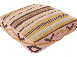 Beliani Pouf MAPLE Cotone Multicolore