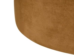 Hot Beliani Pouf MILLEN Velluto dorato Marrone