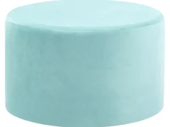 Outlet Beliani Pouf MILLEN Velluto menta Verde