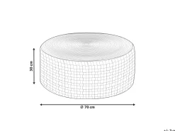 Best Beliani Pouf MITHI Beige