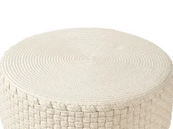 Discount Beliani Pouf MITHI chiaro Beige