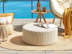 Discount Beliani Pouf MITHI chiaro Beige