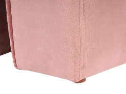 Sale Beliani Pouf MODOC Velluto Rosa