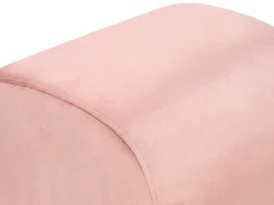 Sale Beliani Pouf MODOC Velluto Rosa
