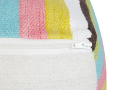 Hot Beliani Pouf MONEASA Cotone Multicolore
