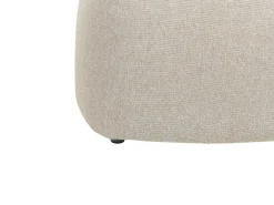 Discount Beliani Pouf MONTEREY Lino sintetico Beige