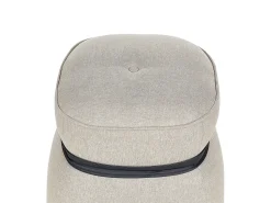 Discount Beliani Pouf MONTEREY Lino sintetico Beige